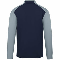 NHL Navy Winnipeg Jets Levelwear Bayou Insignia Core Quarter-Zip Pullover Top