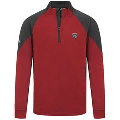 NHL Red Florida Panthers Levelwear Cadet Insignia Core Quarter-Zip Pullover Top