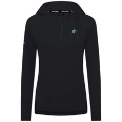 NHL Black Dallas Stars Levelwear Women's Raven Insignia Core Quarter-Zip Jacket