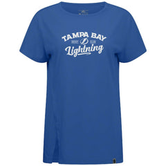 NHL Blue Tampa Bay Lightning Levelwear Women's Influx Ice Wall T-Shirt