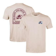 NHL Khaki Colorado Avalanche Levelwear Richmond Stained Glass T-Shirt