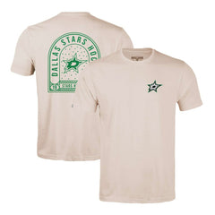 NHL Khaki Dallas Stars Levelwear Richmond Stained Glass T-Shirt