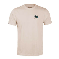 NHL Khaki San Jose Sharks Levelwear Richmond Stained Glass T-Shirt