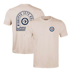 NHL Khaki Winnipeg Jets Levelwear Richmond Stained Glass T-Shirt
