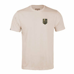 NHL Khaki Vegas Golden Knights Levelwear Richmond Stained Glass T-Shirt