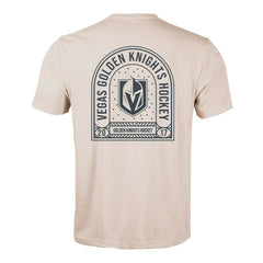 NHL Khaki Vegas Golden Knights Levelwear Richmond Stained Glass T-Shirt