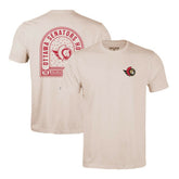 NHL Khaki Ottawa Senators Levelwear Richmond Stained Glass T-Shirt