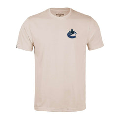 NHL Khaki Vancouver Canucks Levelwear Richmond Stained Glass T-Shirt