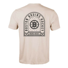 NHL Khaki Boston Bruins Levelwear Richmond Stained Glass T-Shirt