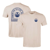 NHL Khaki Edmonton Oilers Levelwear Richmond Stained Glass T-Shirt
