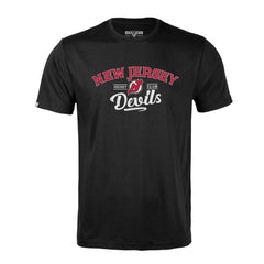 NHL Black New Jersey Devils Levelwear Richmond Ice Wall T-Shirt