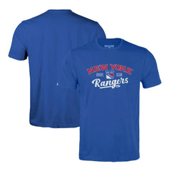 NHL Blue New York Rangers Levelwear Richmond Ice Wall T-Shirt
