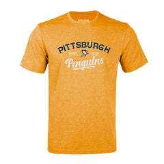 NHL Gold Pittsburgh Penguins Levelwear Richmond Ice Wall T-Shirt