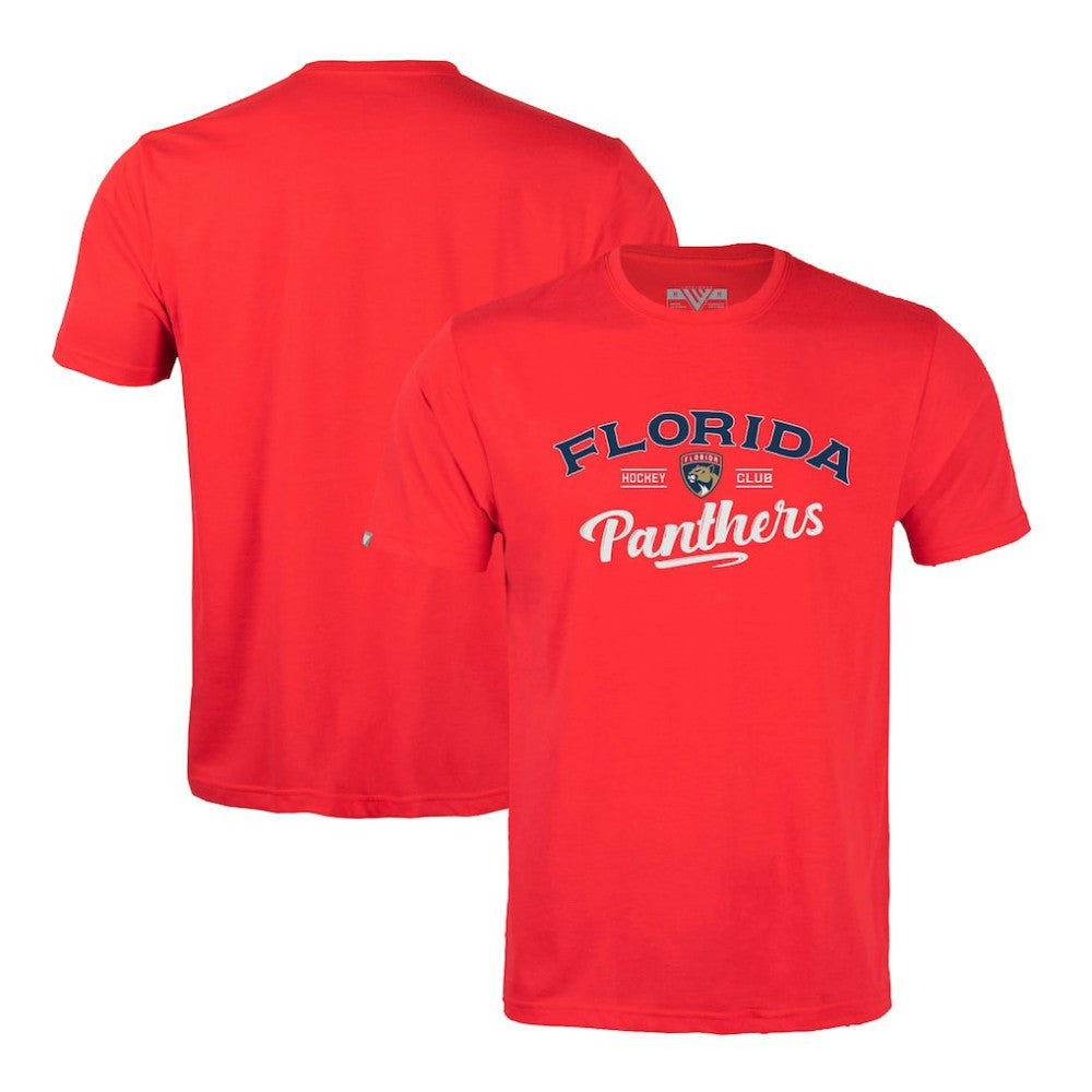 NHL Red Florida Panthers Levelwear Richmond Ice Wall T-Shirt