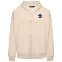 NHL Khaki Toronto Maple Leafs Levelwear Uphill Stained Glass Full-Zip Hoodie Jacket
