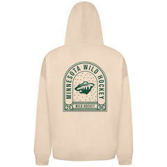 NHL Khaki Minnesota Wild Levelwear Uphill Stained Glass Full-Zip Hoodie Jacket