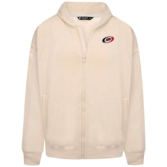 NHL Khaki Carolina Hurricanes Levelwear Uphill Stained Glass Full-Zip Hoodie Jacket
