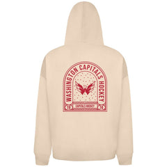 NHL Khaki Washington Capitals Levelwear Uphill Stained Glass Full-Zip Hoodie Jacket