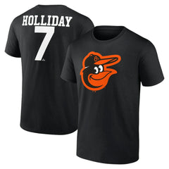 MLB Jackson Holliday Baltimore Orioles Icon Player Name &Number T-Shirt