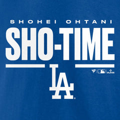MLB Shohei Ohtani Los Angeles Dodgers Sho-Time Horizontal T-Shirt