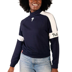 MLB Philadelphia Phillies Lusso Women's Monica Pullover Sweatshirt