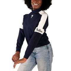 MLB Philadelphia Phillies Lusso Women's Monica Pullover Sweatshirt