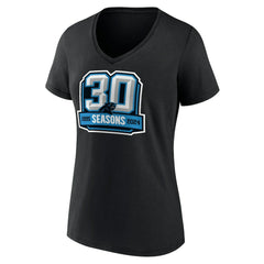 Women's 30th Anniversary V-Neck T-Shirt - Carolina Panthers