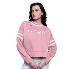 Starter Women's Power Play Cropped Pullover Sweatshirt - Dallas Cowboys