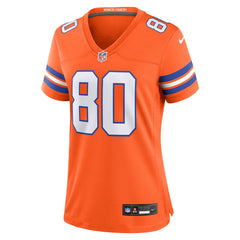 Rod Smith Women's Mile High Collection 1977 Throwback Retired Player Game Jersey - Denver Broncos