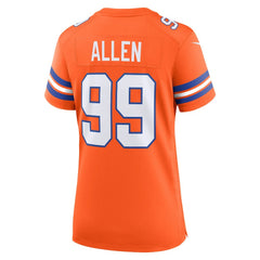 Zach Allen Women's Mile High Collection 1977 Throwback Player Game Jersey - Denver Broncos