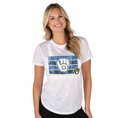 MLB Milwaukee Brewers Concepts Sport Women's Infuse Knit Top