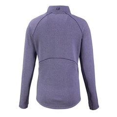 MLB Colorado Rockies Cutter & Buck Women's Peshastin Eco Fleece Recycled Raglan Half-Zip Top