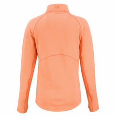 MLB New York Mets Cutter & Buck Women's Peshastin Eco Fleece Recycled Raglan Half-Zip Top