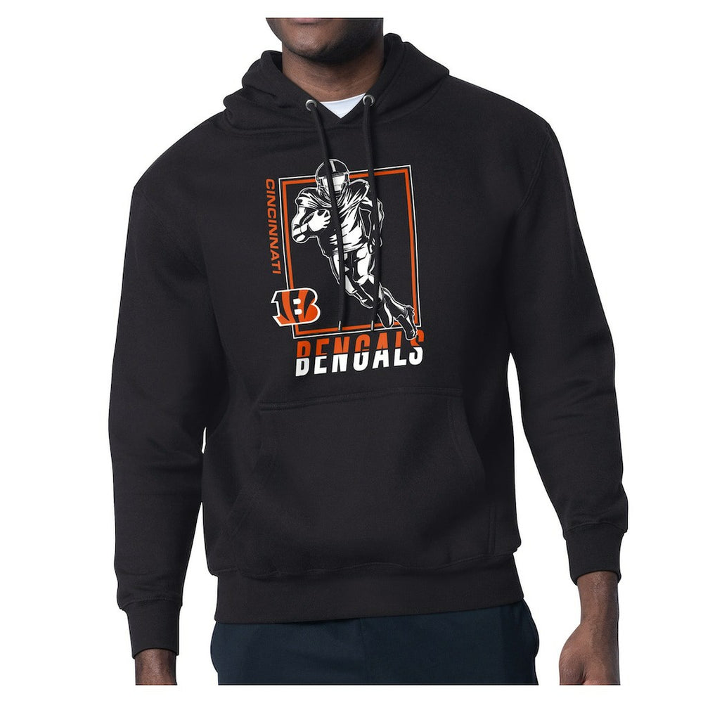 Starter Player Grid Pullover Hoodie - Cincinnati Bengals