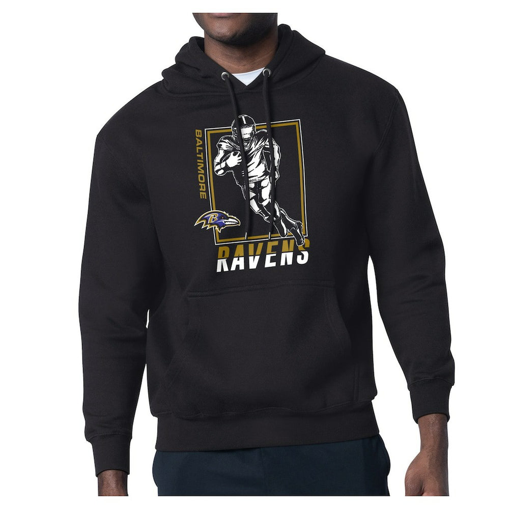 Starter Player Grid Pullover Hoodie - Baltimore Ravens