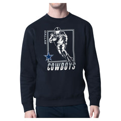 Starter Player Grid Pullover Sweatshirt - Dallas Cowboys