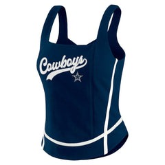 WEAR by Erin Andrews Women's Square Neck Tank Top - Dallas Cowboys