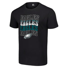 Starter Four Team Name Logo T-Shirt - Philadelphia Eagles