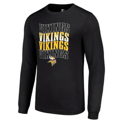 Starter Team Name Graphic Long Sleeve T-Shirt - Minnesota Vikings