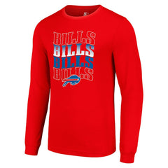 Starter Team Name Graphic Long Sleeve T-Shirt - Buffalo Bills