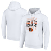Starter Four Team Name Logo Fleece Pullover Hoodie - Cincinnati Bengals