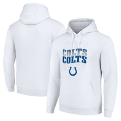 Starter Four Team Name Logo Fleece Pullover Hoodie - Indianapolis Colts
