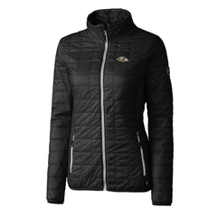 Cutter & Buck Women's Rainier PrimaLoft Eco Insulated Full-Zip Puffer Jacket - Baltimore Ravens