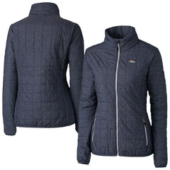 Cutter & Buck Women's Rainier PrimaLoft Eco Insulated Full-Zip Puffer Jacket - Denver Broncos