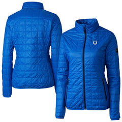 Cutter & Buck Women's Rainier PrimaLoft Eco Insulated Full-Zip Puffer Jacket - Indianapolis Colts