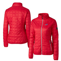Cutter & Buck Women's Rainier PrimaLoft Eco Insulated Full-Zip Puffer Jacket - Buffalo Bills