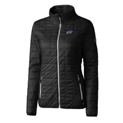 Cutter & Buck Women's Rainier PrimaLoft Eco Insulated Full-Zip Puffer Jacket - Buffalo Bills