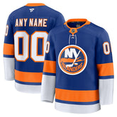 NHL Royal New York Islanders Fanatics Home Premium Custom Jersey