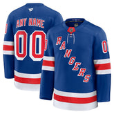 NHL Royal New York Rangers Fanatics Home Premium Custom Jersey