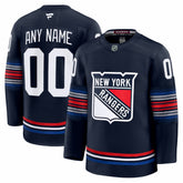 NHL Navy New York Rangers Fanatics Alternate Premium Custom Jersey